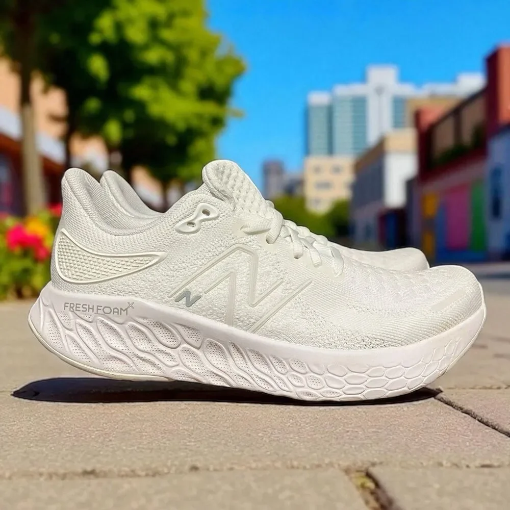 NEW BALANCE Shoes 11.5 White Fresh Foam X 1080v12 Running Arctic Fox W108012W - Picture 10 of 10